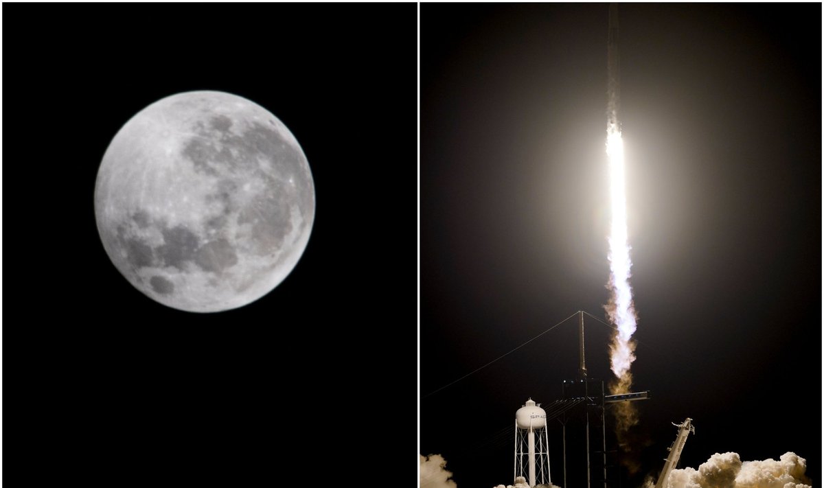 SpaceX planuoja skrydį į Mėnulio orbitą.