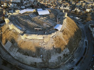 2023 m. vasario 6 d. žemės drebėjimo pažeista Gaziantepo (Turkija) pilis
