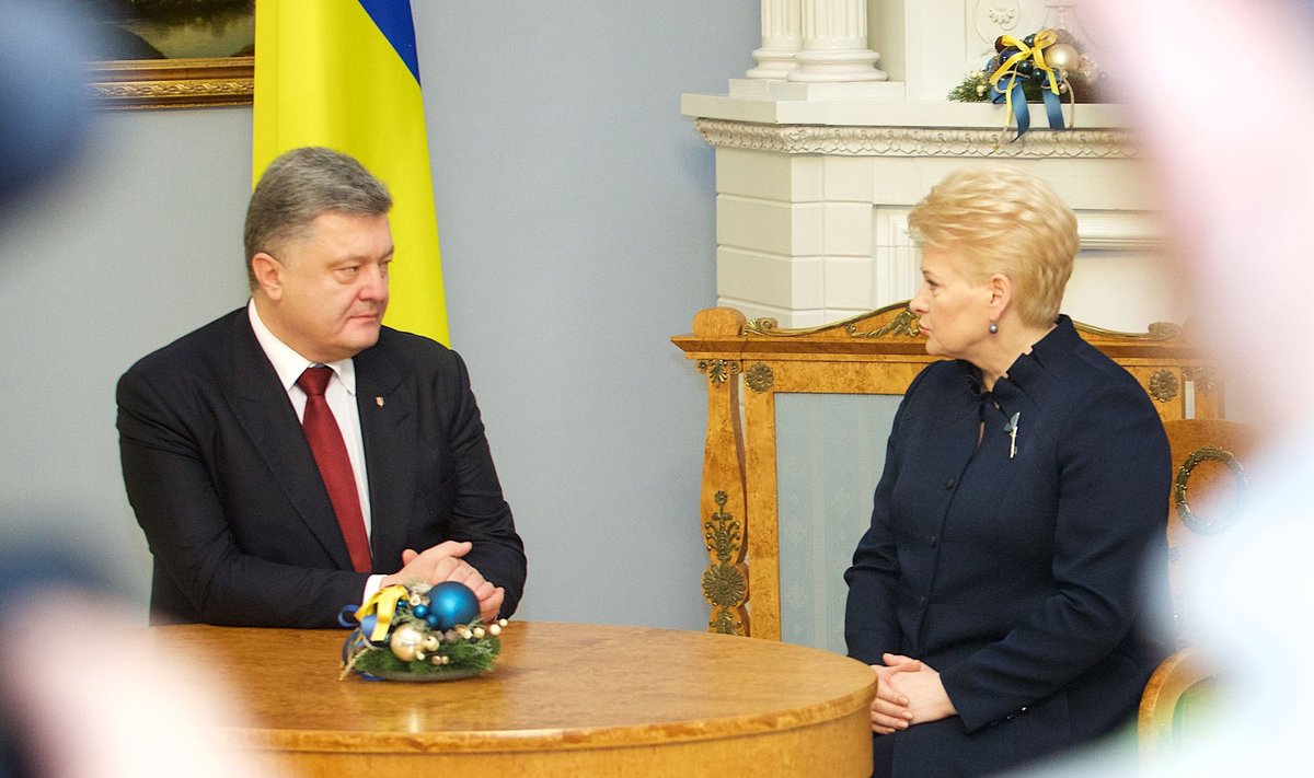 Petro Poroshenko, Dalia Grybauskaitė