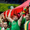Lietuviai įveikė Latvijos rinktinę: varžybų akimirkos