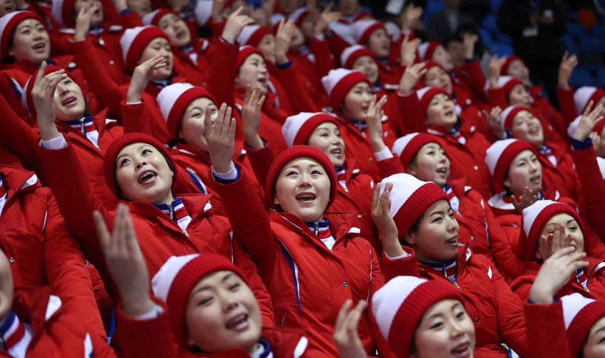 Šiaurės Korėjos sportininkų palaikymo komanda