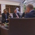 B.Obama ir V.Putinas pusryčiaudami gėrė tradicinę rusišką arbatą
