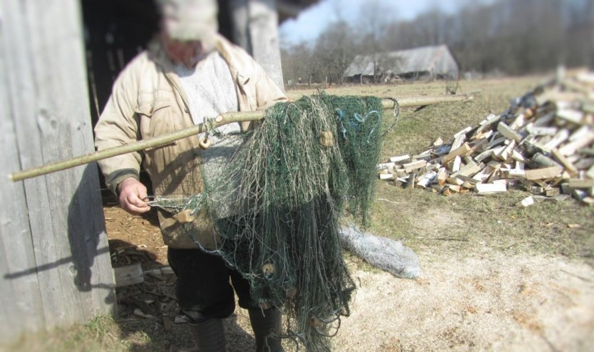 Sučiuptas nelegaliai tinklus laikęs žmogus