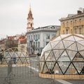 Vilniaus Rotušėje dygsta stikliniai kupolai: kas tai?