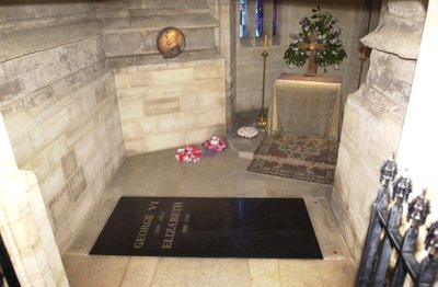 Kapas, kuriame palaidoti princesės Margaret pelenai ir jos tėvų kūnai