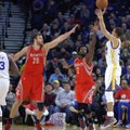 Ar nustebins pasaulį: ką „Rockets“ su D. Motiejūnu gali prieš „Warriors“ ir S. Curry?