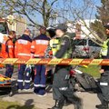 Vilniuje nuo žiedo nulėkė ir apvirto 83 metų vyro vairuojamas automobilis
