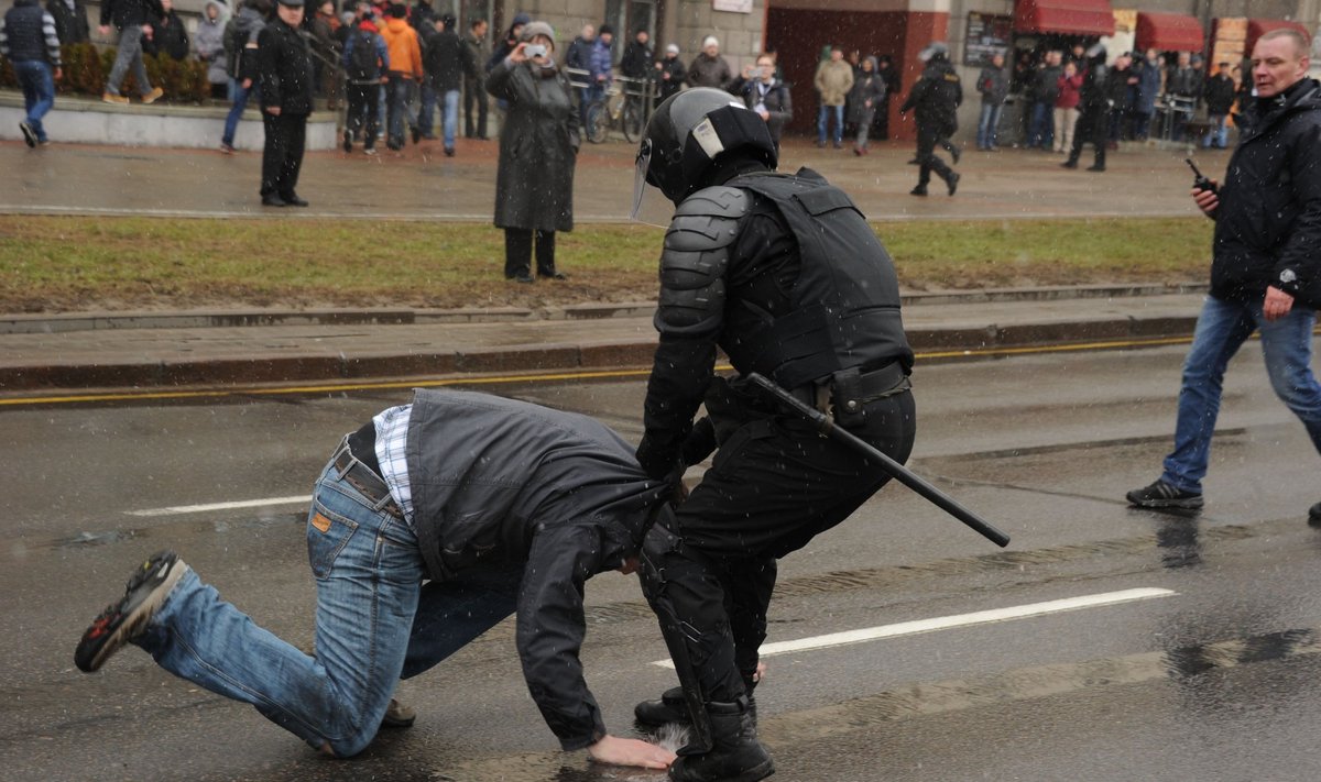 Минск, массовые задержания