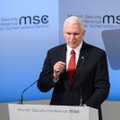 JAV viceprezidentas M. Pence'as susitiks su ES ir NATO lyderiais