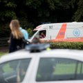 Kelyje „Via Baltica“ po vilkiku palindo lengvasis automobilis, sužaloti žmonės
