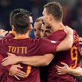 40-mečio F. Totti įmuštas baudinys atvėrė „Roma“ kelią į Italijos taurės pusfinalį