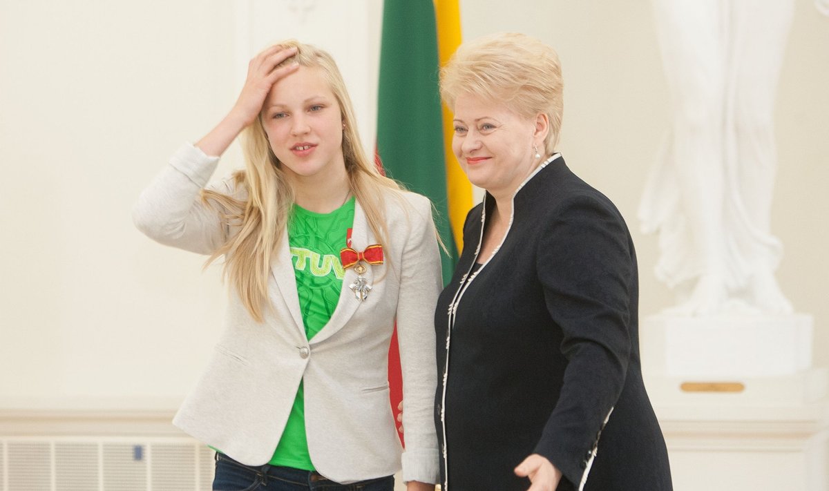 Dalia Grybauskaitė, Rūta Meilutytė