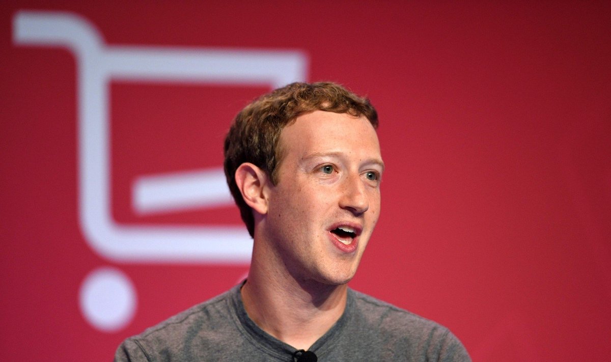 „Facebook“ įkūrėjas Markas Zuckerbergas