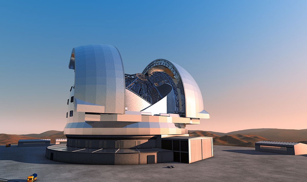 Taip turėtų atrodyti planuojamas E-ELT teleskopas