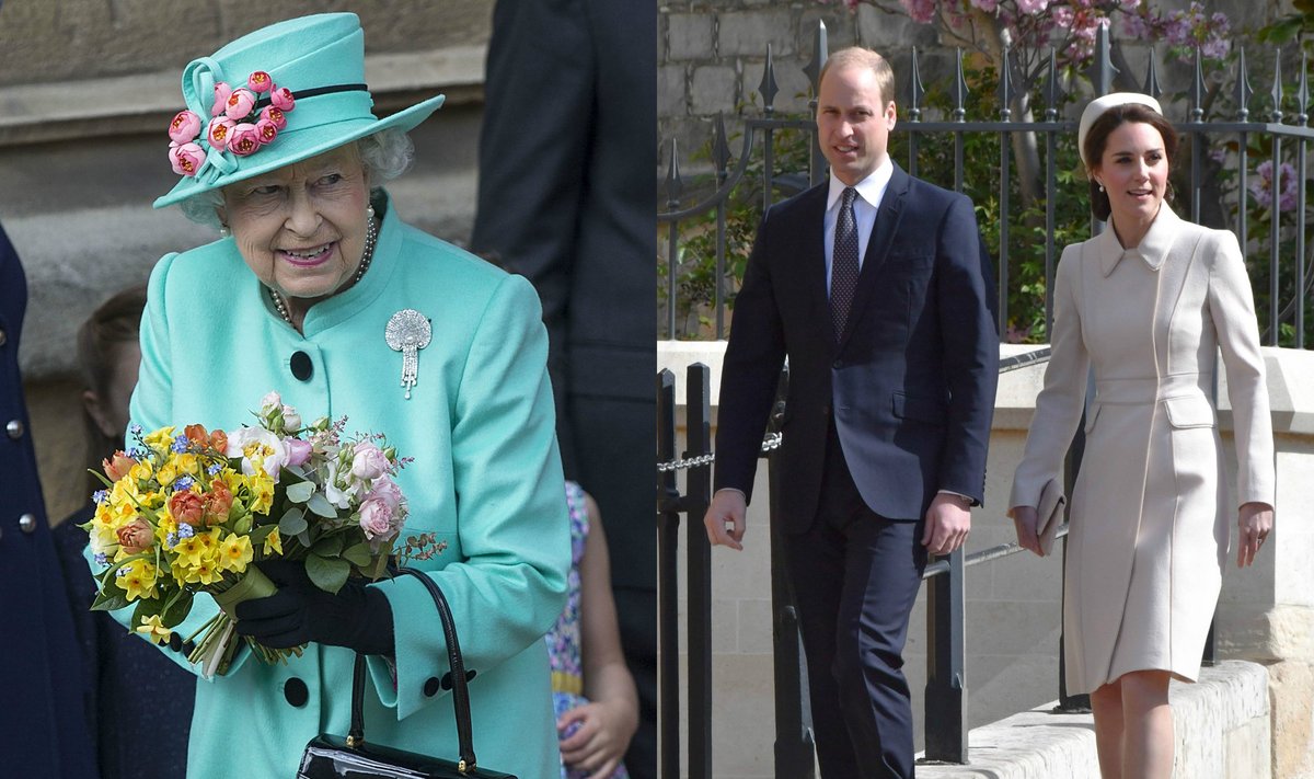  Elizabeth II, Williamas, Kate Middleton