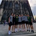 Dieną prieš Eurobasket startą lietuviai spėjo įsiamžinti Kelno katedros fone