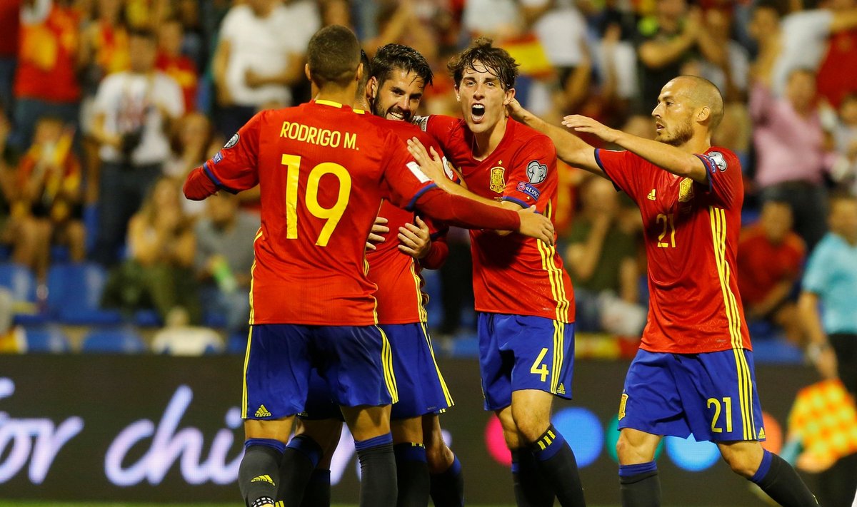 Ispanijos futbolininkų triumfas