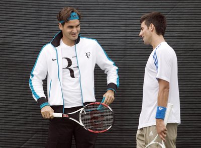 Rogeris Federeris ir Novakas Djokovičius