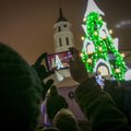 Vilniuje kalėdinė pasaka prasidėjo: eglė sužibo!