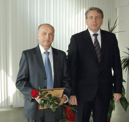 Justinas Pupka (kairėje) ir Darius Valys