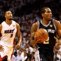 „Spurs“ krepšininkai Majamyje persvėrė NBA finalo serijos rezultatą