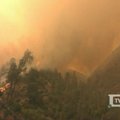 Netoli Yosemite nacionalinio parko Kalifornijoje siaučia gaisras