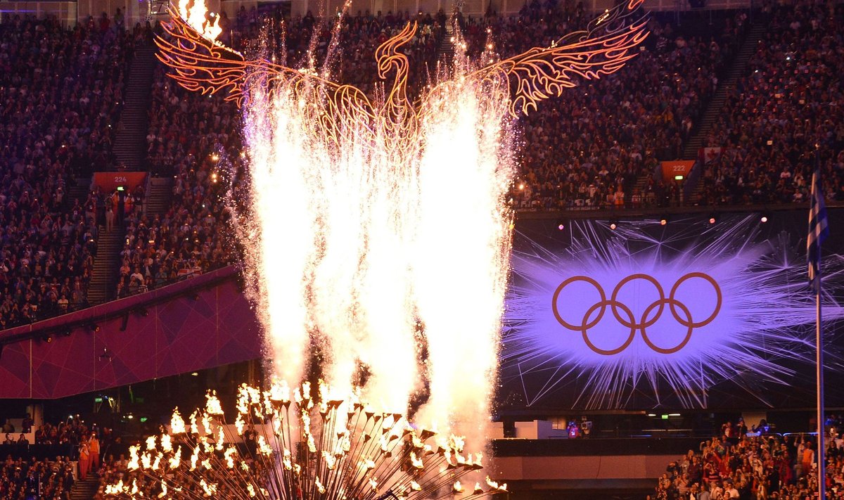 Londono olimpinių žaidynių uždarymo ceremonija