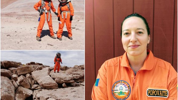 Iš Marso simuliacijos laboratorijos grįžusi lietuvė patyrė, kaip atrodys žmonių gyvenimas Raudonojoje planetoje: buvo nerealu