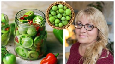 Tinklaraštininkė Renata sugalvojo, kaip panaudoti neprinokusius pomidorus: dėl džemo iš jų pešasi net sutuoktiniai