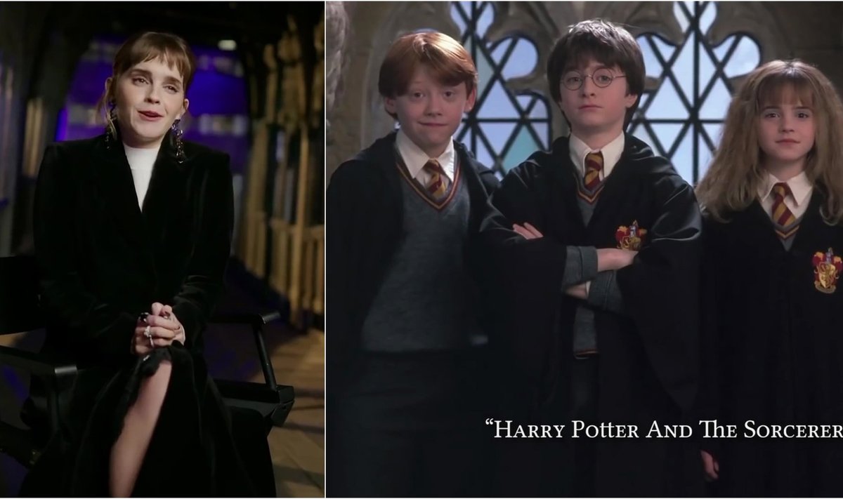 Kadrai iš laidos "Harry Potter 20th Anniversary: Return to Hogwarts"