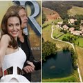 Skyrybų krečiami A. Jolie ir B. Pittas parduoda savo prabangią pilį, kurioje atšoko vestuves