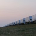 Russian "humanitarian aid" convoy heads south