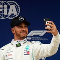 Ispanijoje „F-1“ kvalifikaciją laimėjo Hamiltonas, Vettelis liko trečias