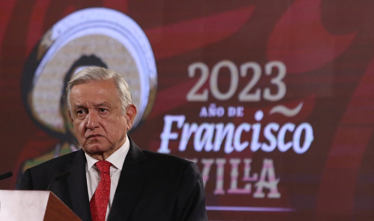 Meksikos prezidentas Andresas Manuelis Lopezas Obradoras