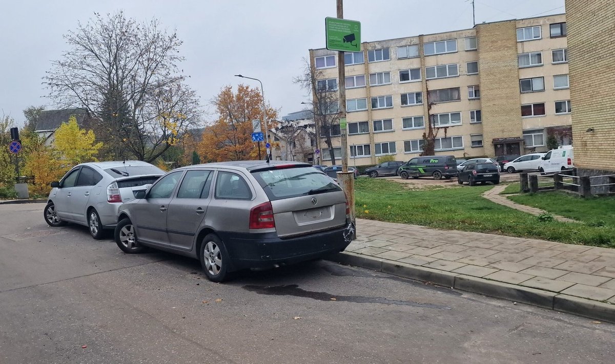 Šnipiškėse siautėja automobilių numerių vagys / Aivaras Son nuotr.