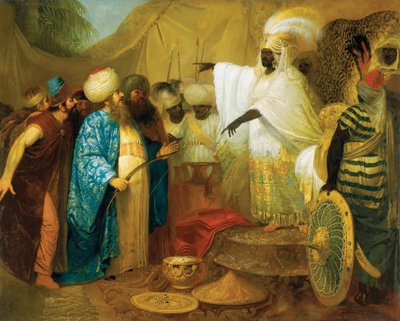 Pranciškus Smuglevičius. Persų pasiuntiniai pas Etiopų karalių. LNDM