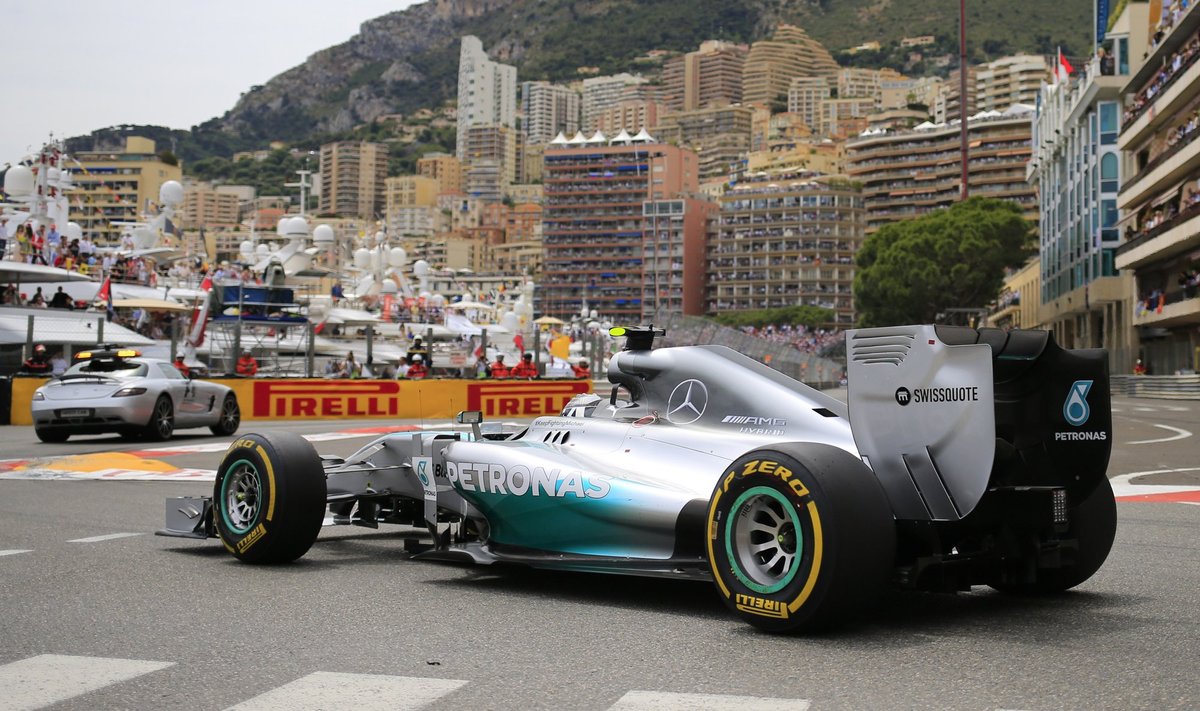 Nico Rosbergas Monako trasoje