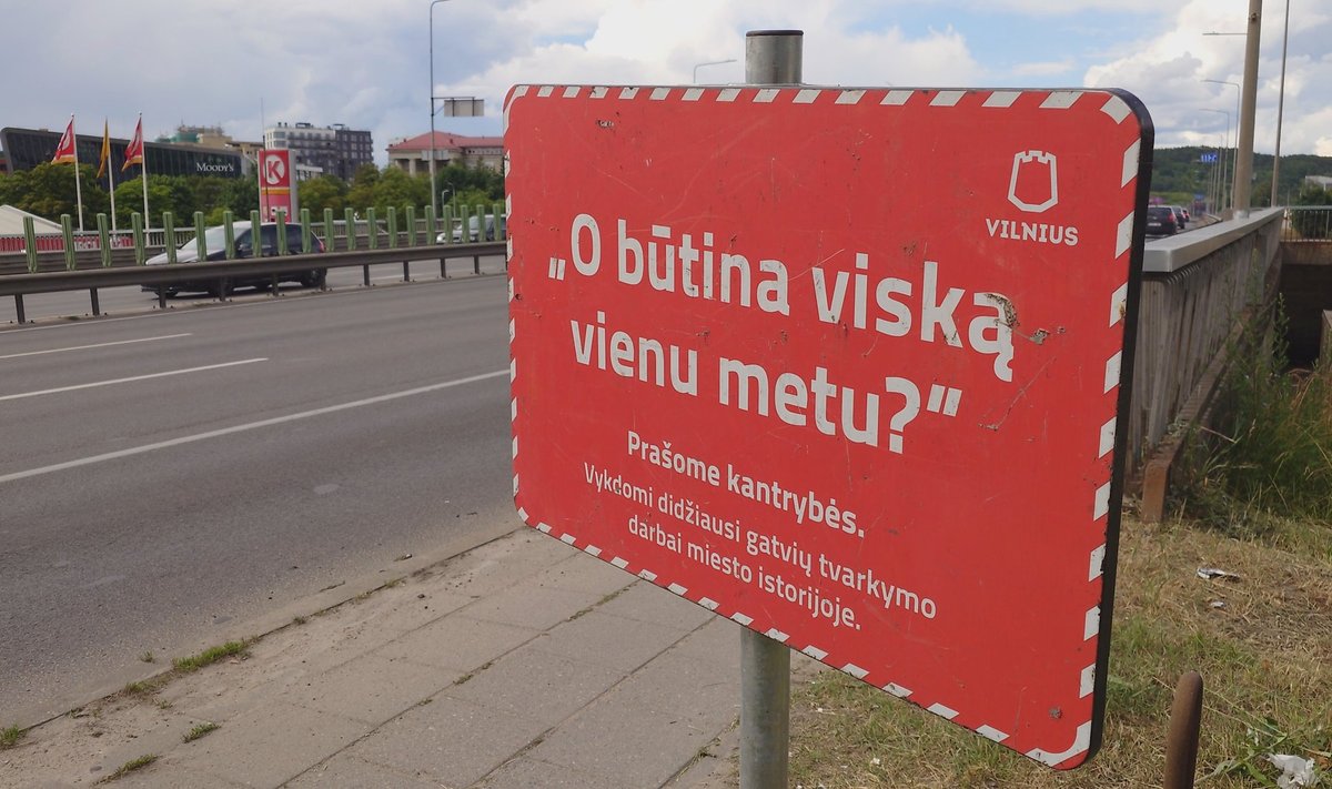 Vilniaus gatvių remontas