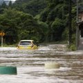 Japonijoje potvynio vandeniui apsėmus slaugos namus, žuvo 14 žmonių