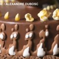 Menininkas animavo šokoladinio torto skulptūrą