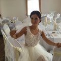 Neseniai ištekėjusi I. Puzaraitė vėl užsivilko vestuvinę suknelę
