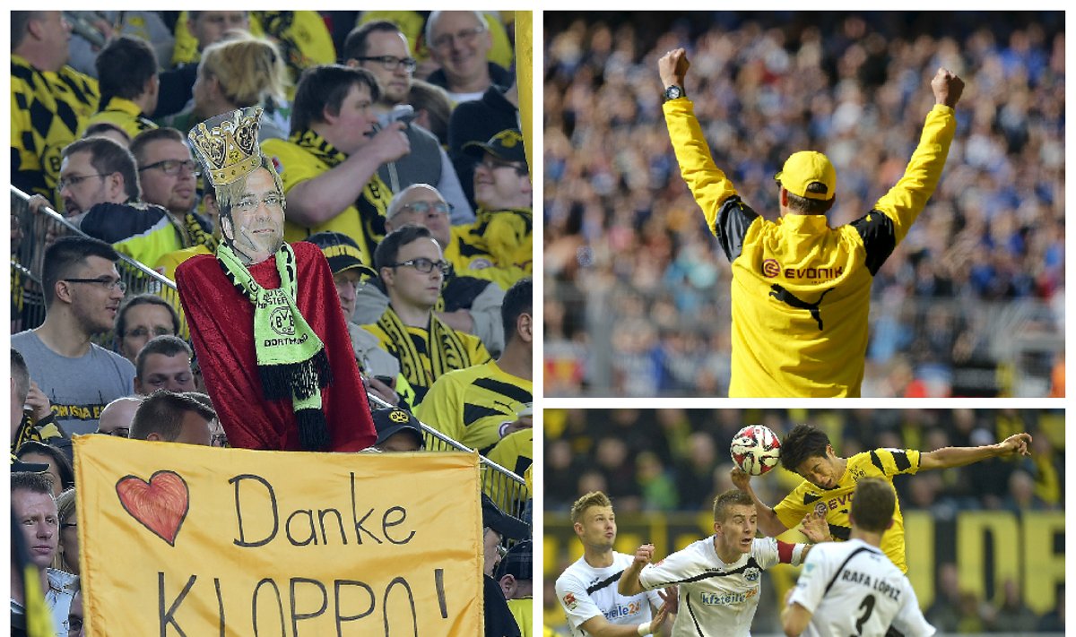 Dortmundo klubas tęsia kovą dėl vietos Europos lygoje (AP ir Reuters nuotr.)