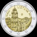 Išleidžiama proginė 2 eurų moneta, skirta Vilniui