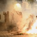 Prancūzijoje tęsiasi protestai: ima trūkti degalų
