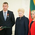 Iš D. Grybauskaitės rankų – apdovanojimai už sporto pergales