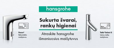 Išmanieji maišytuvai (gamintojas „Hansgrohe“)