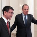 Rusijos ir Japonijos ministrai Maskvoje aptaria ginčą dėl Kurilų