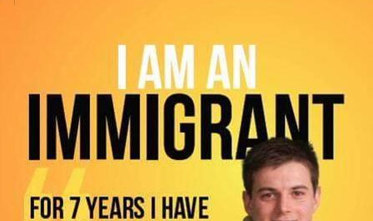 Lukas Belina. 'I am an Immigrant' Poster Campaign