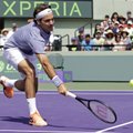 ATP „Masters“ turnyre Majamyje R. Federeris toliau žaidžia lyg ant sparnų