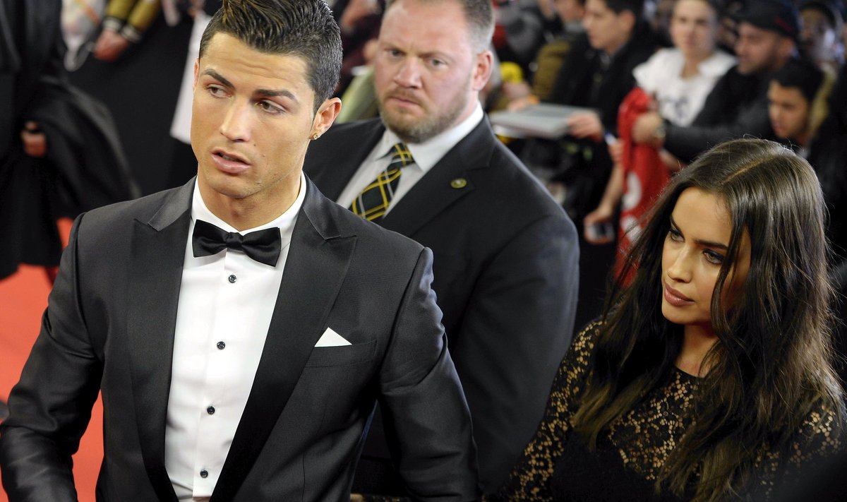 Cristiano Ronaldo ir Irina Shayk 